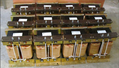 LOAD REACTORS HI CURRENT